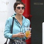 Maggie Gyllenhal loves Birks! Here she is in the Madrid