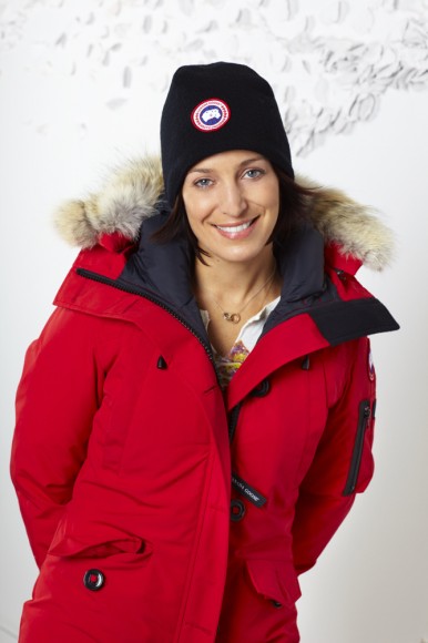 Singer Chantal Kreviazuk in the Montebello Parka