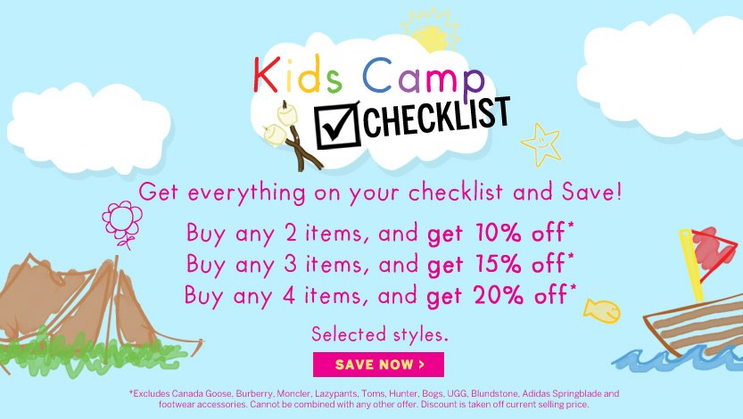 Kids Camp Checklist