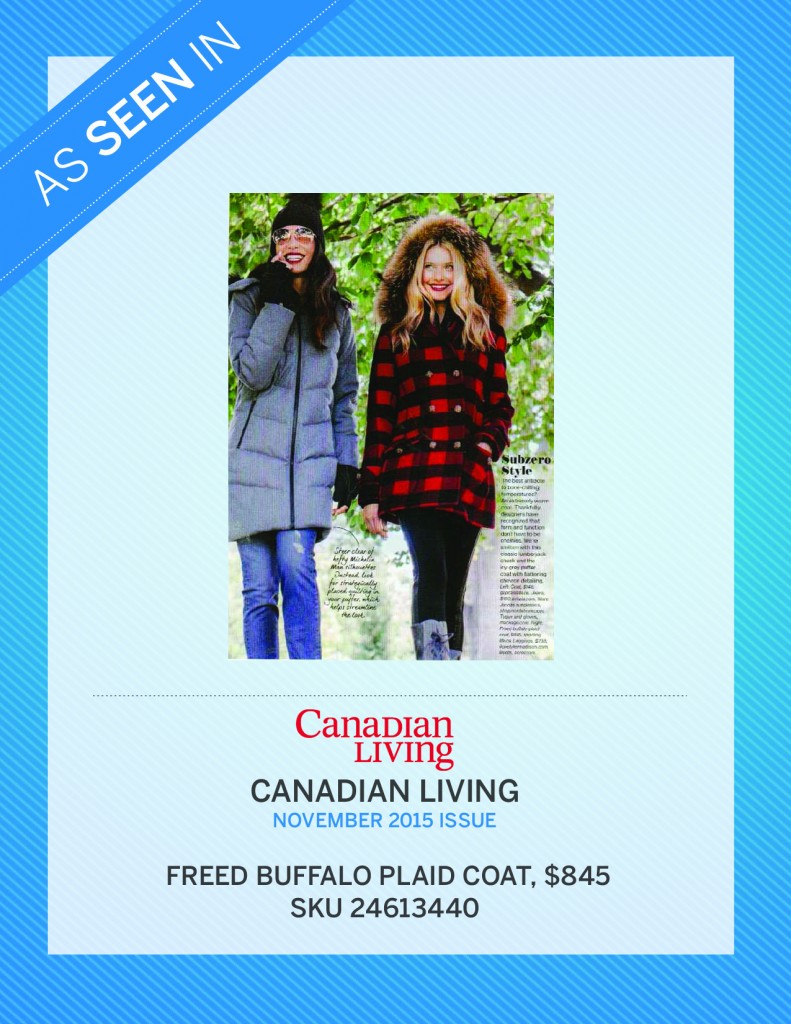 Canadian Living Magazine – November 2015