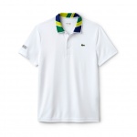 Men's Print Neck Technical Pique Polo