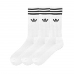 adidas Originals Women's Solid Crew Sock (3 Pack)