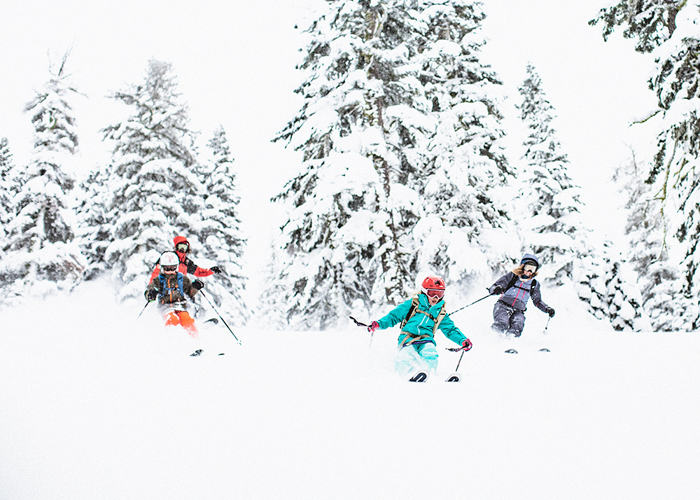 family day outdoor activities: skiing