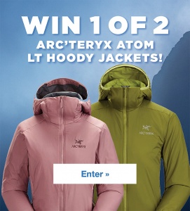 Win 1 of 2 Arc'teryx Atom LT Hoody Jackets!